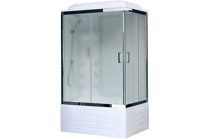 Душевая кабина с гидромассажем Royal Bath RB8100BP3-WC-CH-L левая 100х80 см