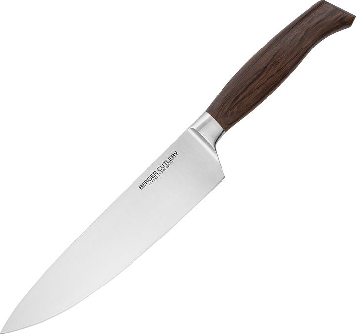 Нож поварской BERGER CUTLERY Ergo Line Smoked Oak BC110521 210 мм