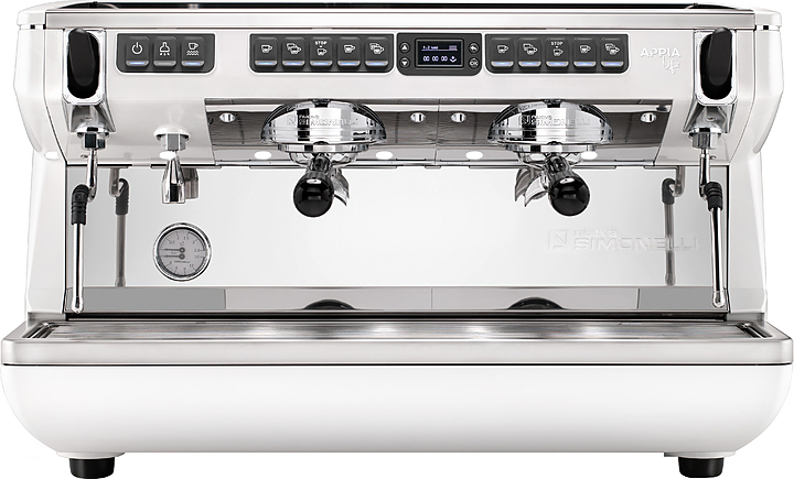 Кофемашина Nuova Simonelli Appia Life XT 2Gr V белая, высокие группы, автомат