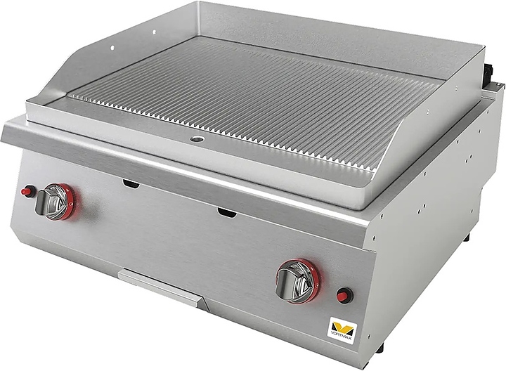 Жарочная поверхность газовая Vortmax SFRG 78 рифленая