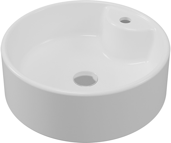 Раковина накладная SEREL WASHBASIN 2054 45х45х15 см, фарфор, белая