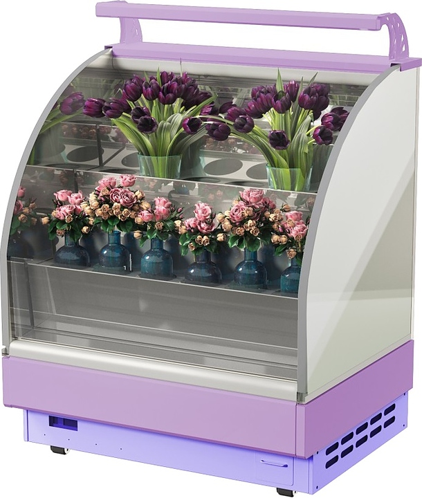 Горка холодильная Lida Stella Flora mini (1500х970х1800 мм)