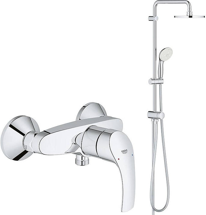 Комплект душевой Grohe Eurosmart New Tempesta 200 124410