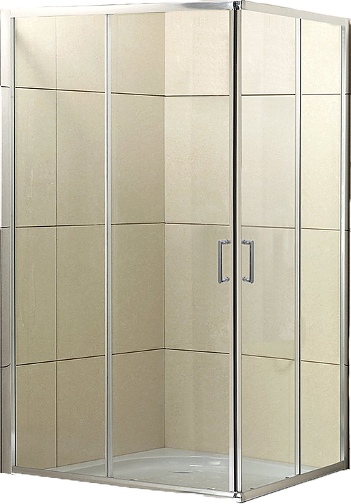 Уголок душевой BelBagno UNO-195-AH-2-120/80-C-Cr 120x80x195 см, прозрачное стекло