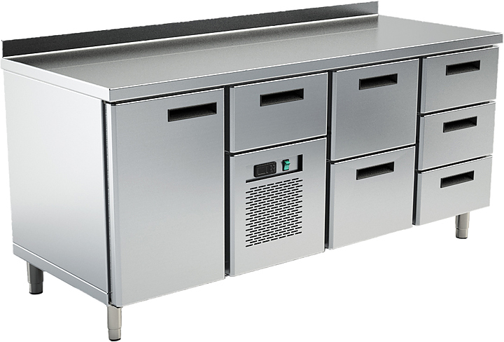 Стол холодильный BSV-inox TRS 123