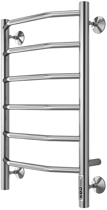 Полотенцесушитель электрический Terminus Виктория 6П 40х65 см со встроенным диммером справа