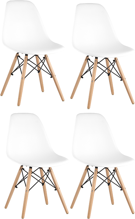 Стул Stool Group DSW белый x4