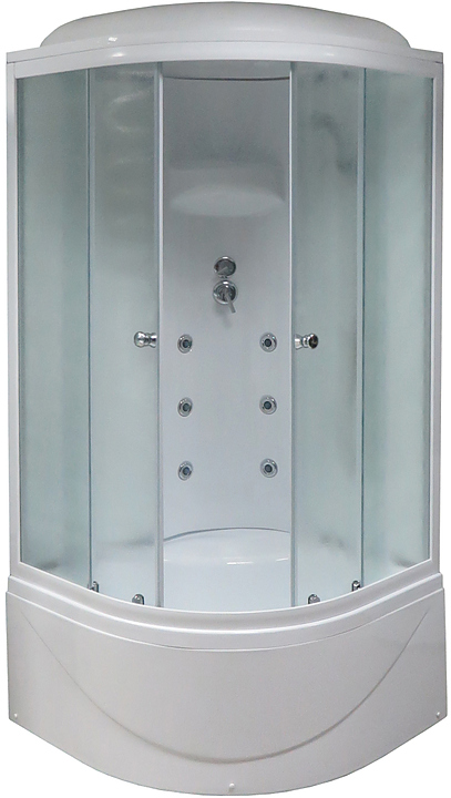 Душевая кабина с гидромассажем Royal Bath RB100BK3-WC 100х100 см