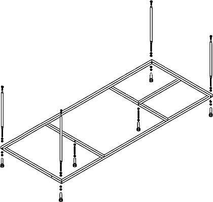 Каркас CEZARES METAURO-Central-MF