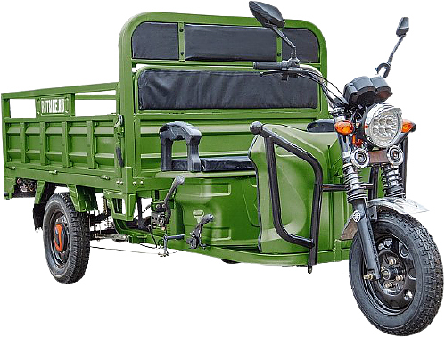 Электроцикл грузовой Rutrike D4 NEXT 1800 60V1200W зеленый