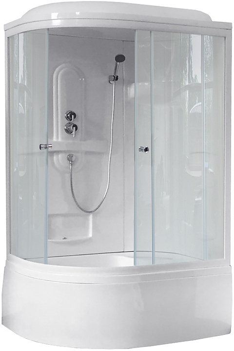 Душевая кабина Royal Bath RB8120BK1-T-R правая 120х80 см