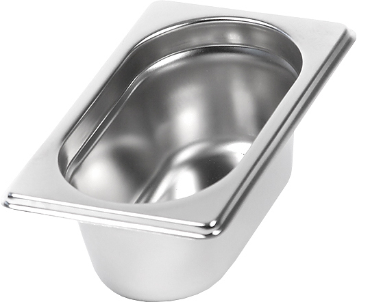 Гастроемкость Luxstahl 1/9х2,5'' GN 1/9-65 (176х109х65) нерж. сталь