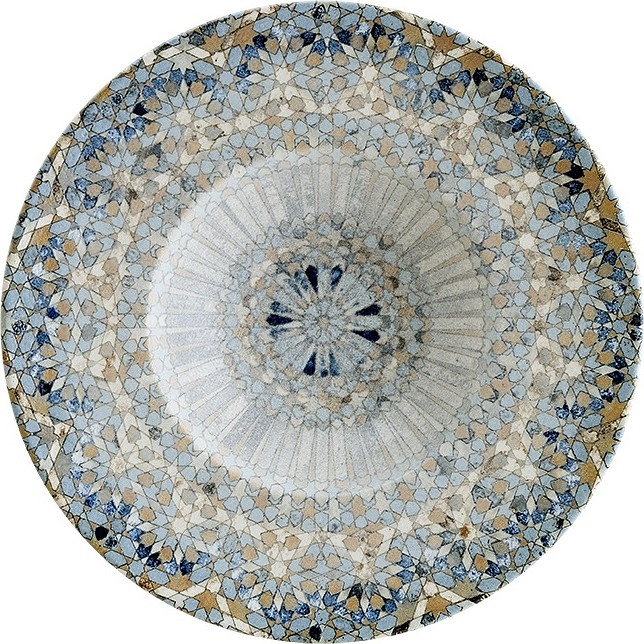 Тарелка глубокая Bonna Luca Mosaic S-MT-LUCMZBNC24CK 270 мл d=24 см h=4,7 см (фарфор)