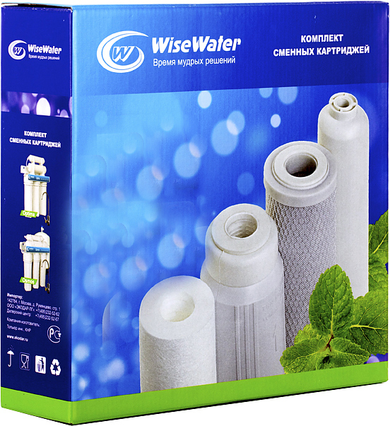 Комплект картриджей WiseWater Osmos Mineral 6 Aqualast