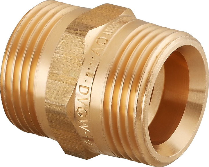 Ниппель Oventrop Cofit S 1504056, PN 10, G 1 1/4" (НР) - G 1 1/4" (НР), бронза