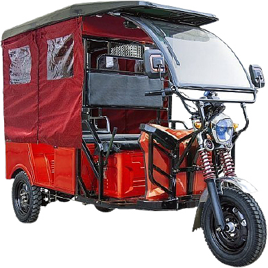 Рикша Rutrike 60V1000W красный