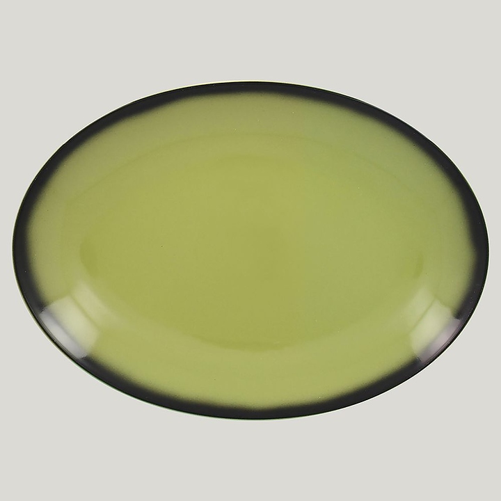 Блюдо овальное RAK Porcelain LEA Light green LENNOP26LG