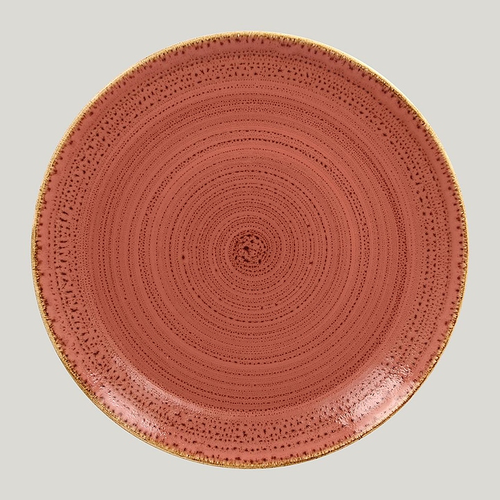 Тарелка круглая плоская RAK Porcelain Twirl Coral TWNNPR28CO