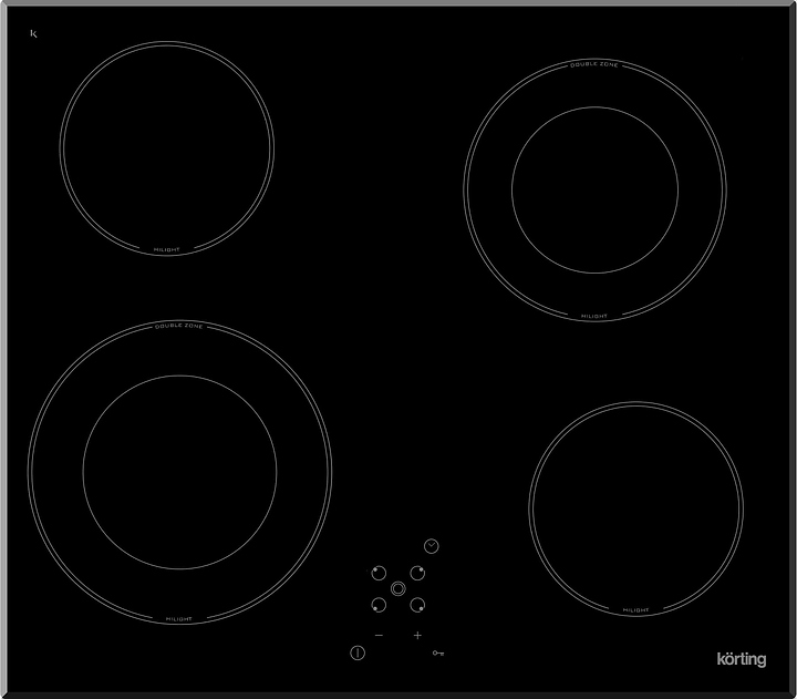 Варочная панель электрическая Korting HK 62031 B черная