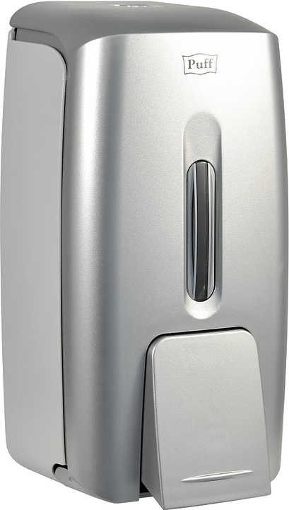 Дозатор жидкого мыла Puff 8120S 800 мл с замком (АБС-пластик) хром
