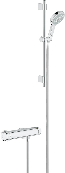 Смеситель для душа настенный термостат с душевым гарнитуром Grohe Grohtherm 2000 34281001