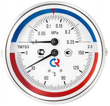 Термоманометр осевой Росма ТМТБ-31Т.2 00000002300