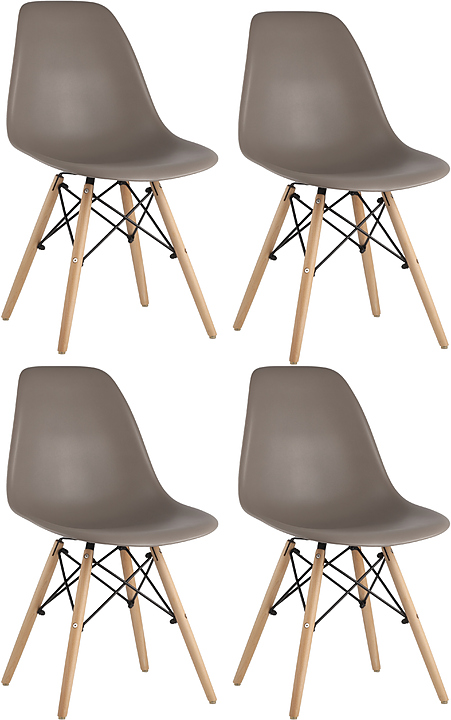 Стул Stool Group Simple DSW темно-серый х4