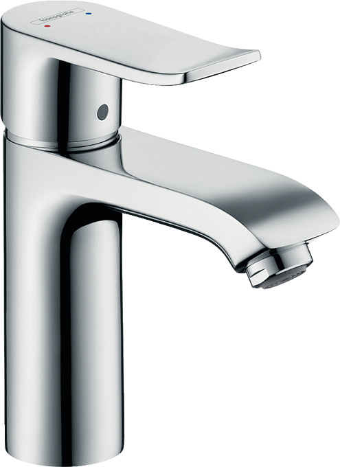 Смеситель для раковины Hansgrohe Metris 31080000 со сливным гарнитуром