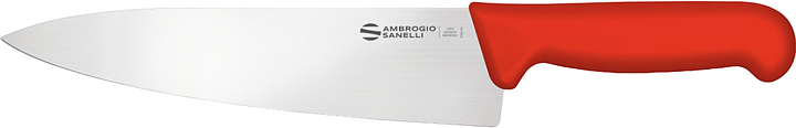 Нож кухонный Sanelli Ambrogio SC49024R 240 мм, красный