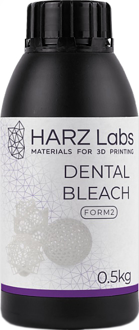 Фотополимер HARZ Labs LLC Dental Bleach для LCD/DLP принтеров, 0,5 л