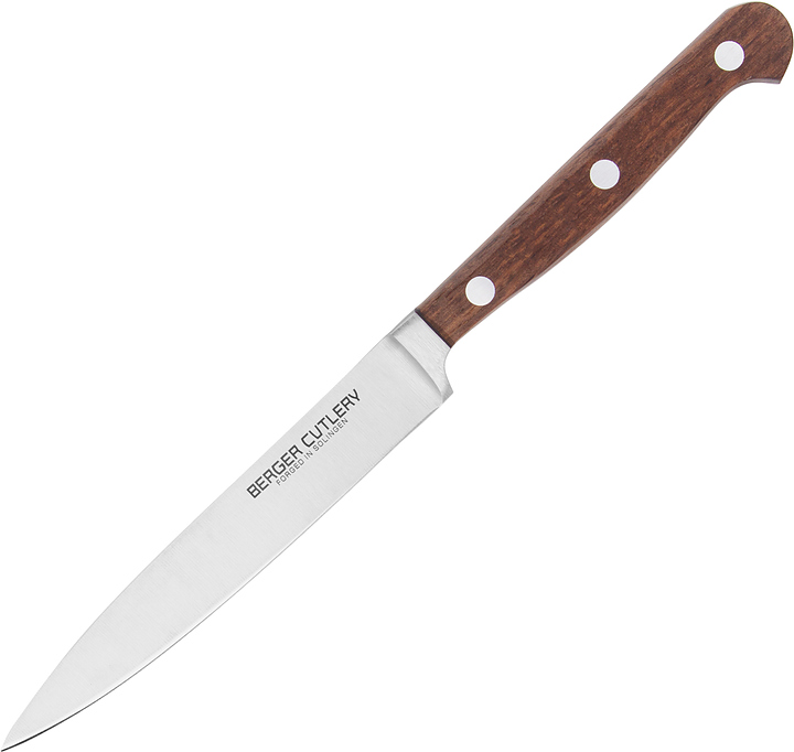 Нож для нарезки BERGER CUTLERY Classic Smoked Oak BC211312 120 мм