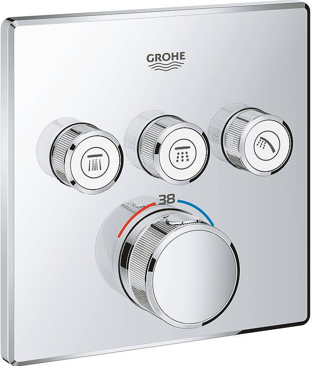 Смеситель для ванны Grohe Grohtherm SmartControl 29126000