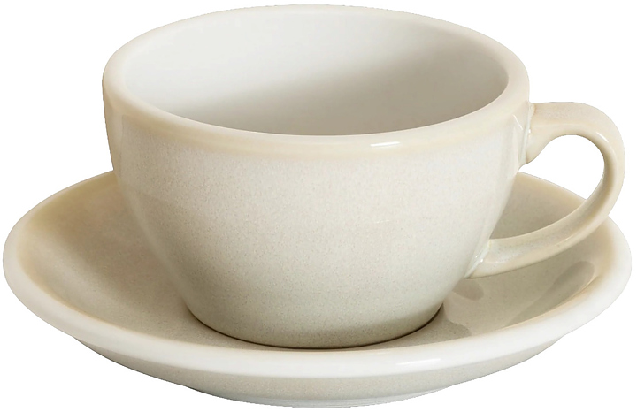 Кофейная пара Loveramics Egg Latte&Cappuccino Cup C088-112BIV/C088-140BIV 250 мл, бежевый (ivory)