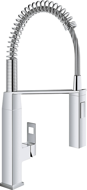 Смеситель для кухни с вытяжным изливом Grohe Eurocube Professional 31395000