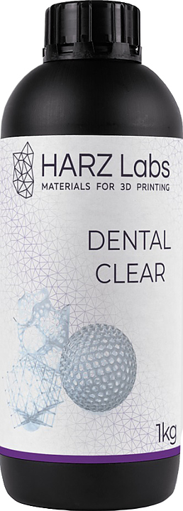 Фотополимер HARZ Labs LLC Dental Clear для LCD/DLP принтеров, 1 л, прозрачный