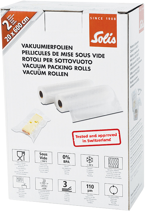 Пленка для вакуумной упаковки Solis Vac 20*600