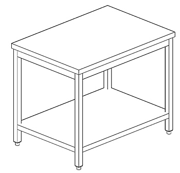 Стол рабочий BSV-inox СПЭ-809 П