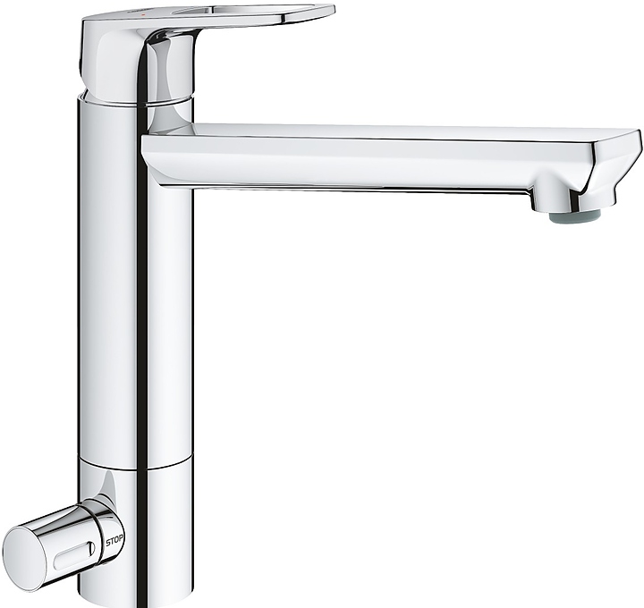 Смеситель для кухни с запорным клапаном Grohe BauLoop 31713000