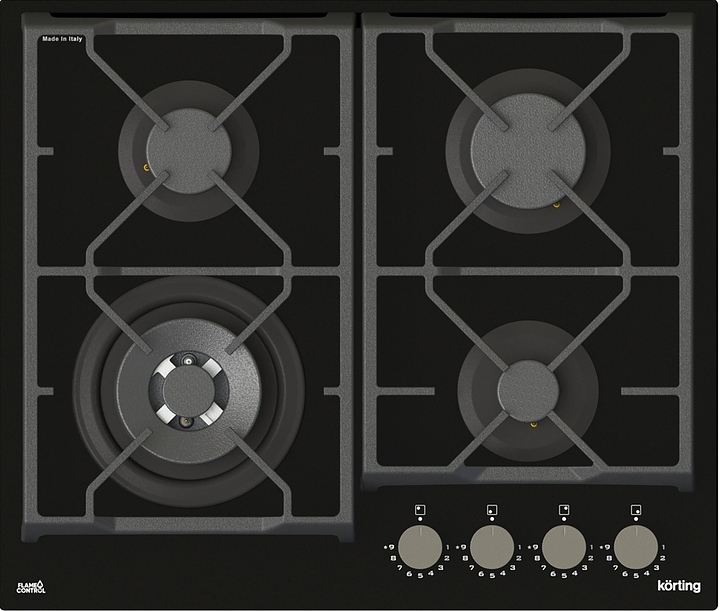 Варочная панель газовая стеклянная Korting HGG 6987 CTN FLC