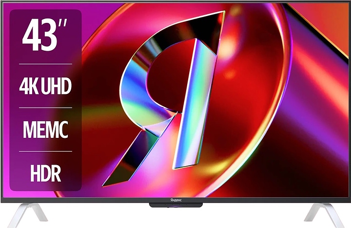 Телевизор Яндекс ТВ Станция QLED (2 поколение) 43'' с Алисой (YNDX-00093)