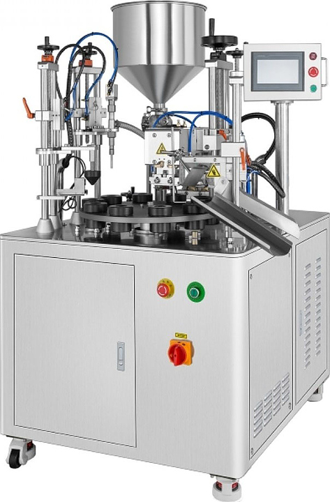 Фасовочно-упаковочная машина для туб полуавтоматическая Hualian HX-006