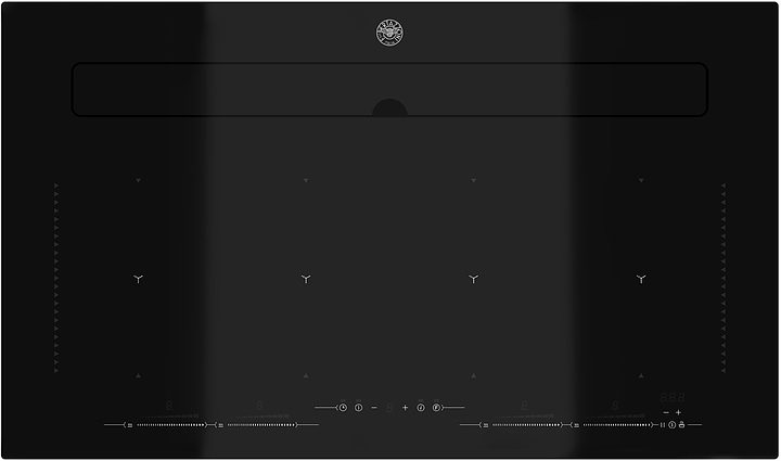 Варочная панель Bertazzoni P904IBHNE индукционная, с вытяжкой