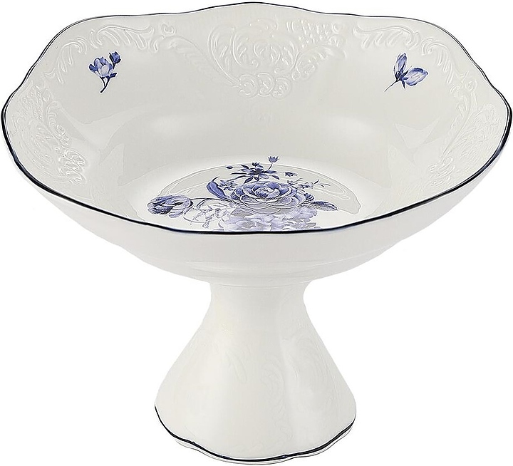 Блюдо десертное P.L. Proff Cuisine Blue Flower 81222041 155х155 мм