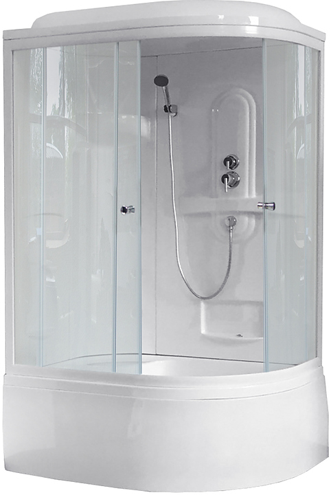 Душевая кабина Royal Bath RB8120BK1-T-L левая 120х80 см