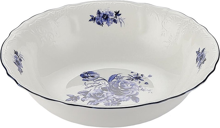 Салатник P.L. Proff Cuisine Blue Flower 81222040 236х236 мм