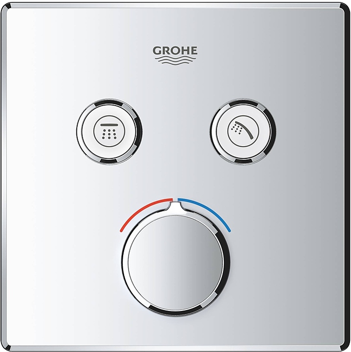 Смеситель для душа встраиваемый на 2 выхода Grohe Grohtherm SmartControl 29148000