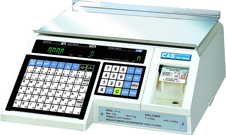 Весы торговые CAS LP-15 (v1.6)