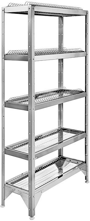Стеллаж для тарелок Hessen СТР-1,6*12/3+2 оц.