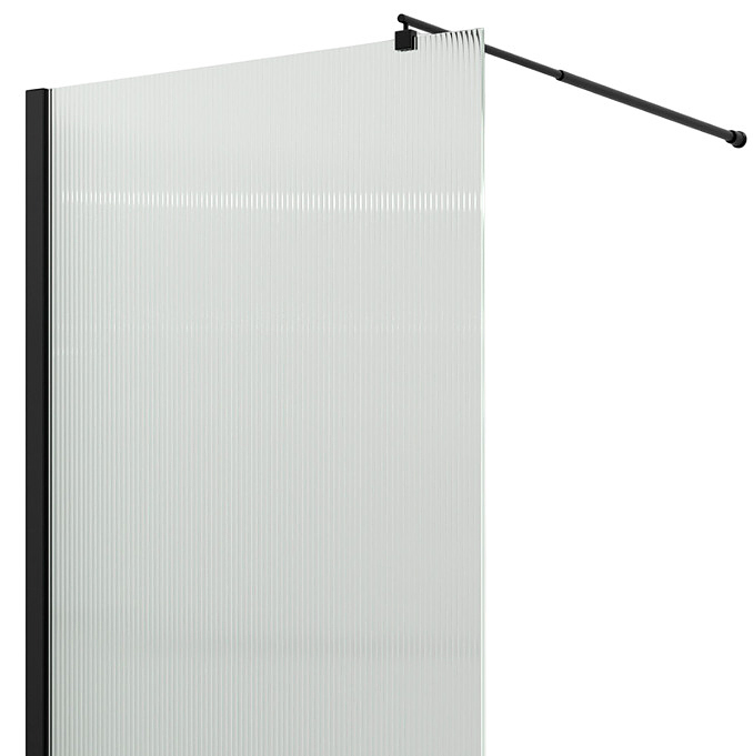 Душевое ограждение Wasserkraft Rur 30W39MB-FL 2000х900 мм черный