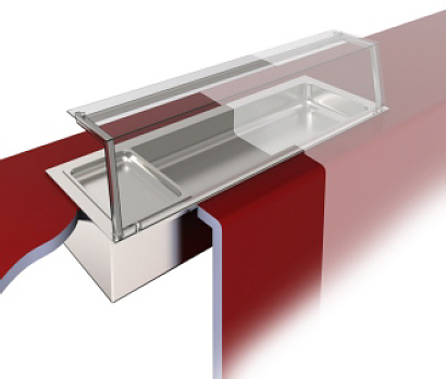 Прилавок тепловой BSV-inox DHS 3/15